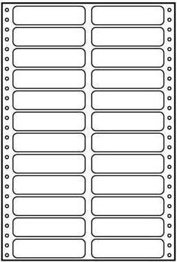 Logo Αυτοκόλλητες Ετικέτες Α4 Ορθογώνιες 89x23.4mm