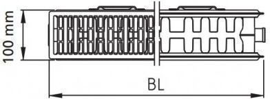 Kermi Therm X2 Panel Radiator Body Double-column 22/600/700 805.82kcal/h