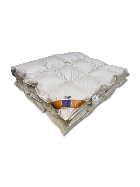 Billerbeck Pilotă Dublu De Puf 200x220cm Borkum Alb