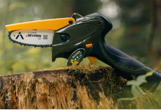 Alpen Swiss Tools SET009668+009871SOLO Set Chainsaw & Pruning Shear with 3 Batteries and Case