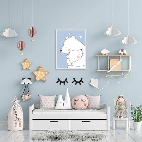 Παιδικό Κάδρο Loving Bears 21x30εκ.