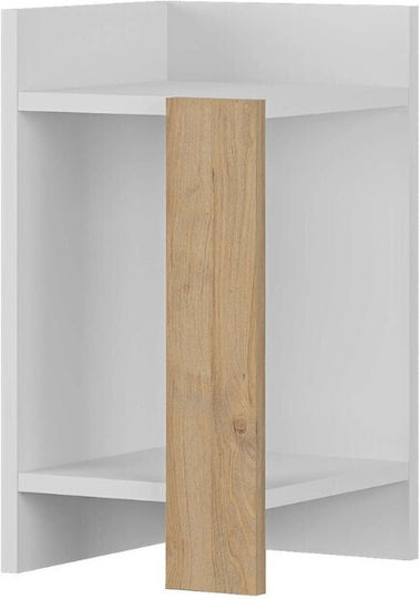 Elos Ξύλινο Λευκό 30x31.7x55cm