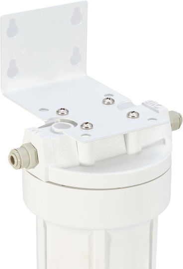 Pentair 2G Slimline White Συσκευή Φίλτρου Νερού Μονή Κάτω Πάγκου Διατομής 1/4'' με Βρυσάκι & Ανταλλακτικό Φίλτρο PURE CTOP 2510-05 5μm