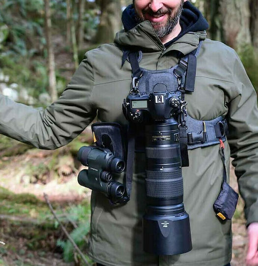 Cotton Carrier Ccs G3 Grey Binocular & Camera Harness 944grey Σύστημα Μεταφοράς Φωτογραφικού Εξοπλισμού Γκρι 1 Φωτογραφική Κιάλια