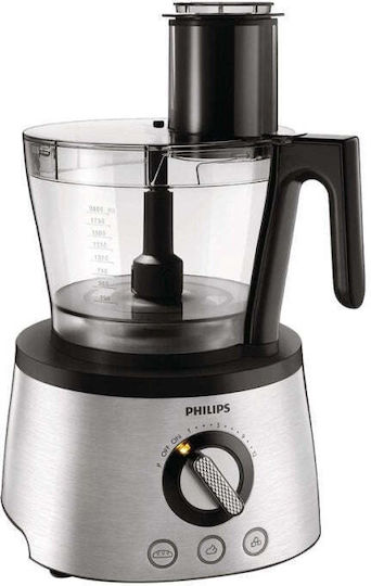 Philips Avance Collection Πολυμίξερ 1300W με Κάδο 3.4lt Ασημί