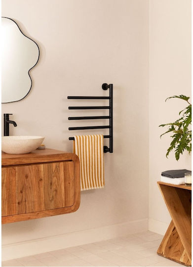 Create Șină electrică pentru prosoape 80W 63x47cm Negru