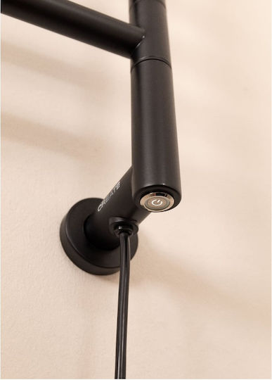 Create Șină electrică pentru prosoape 80W 63x47cm Negru