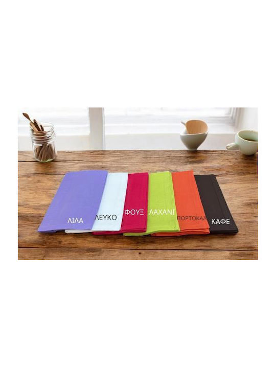 Linea Home Kariert Leinen 3688 Purple 85x85cm
