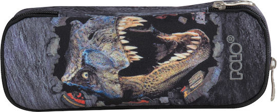 Polo Pencil Case with 2 Compartments Multicolored