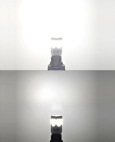 Λάμπα Αυτοκινήτου W21/5W / DRL Canbus LED 5500K Ψυχρό Λευκό