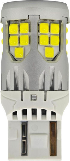 Lamps Car W21W / DRL / W3x16d Canbus LED 5500K Cold White 1pcs