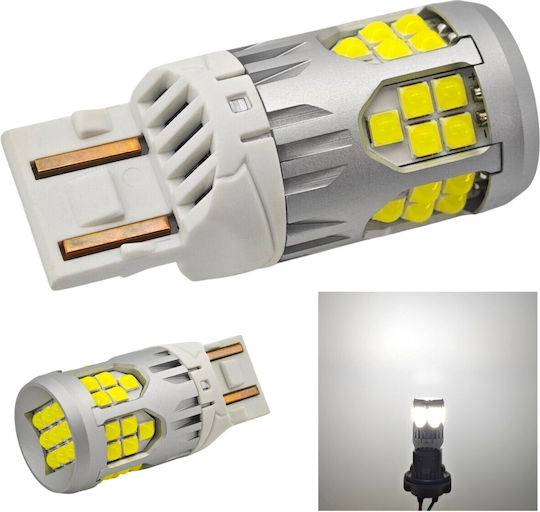 Λάμπα Αυτοκινήτου W21/5W / DRL Canbus LED 5500K Ψυχρό Λευκό