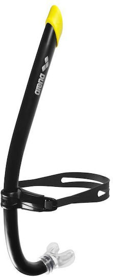 Arena Snorkel Black with Silicone Mouthpiece