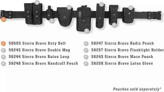 5.11 Tactical Sierra Bravo Duty Military Operational Belt 40mm Black