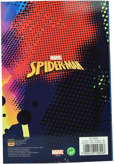 Gim Notebook Ruled B5 40 Sheets Spiderman 1pcs