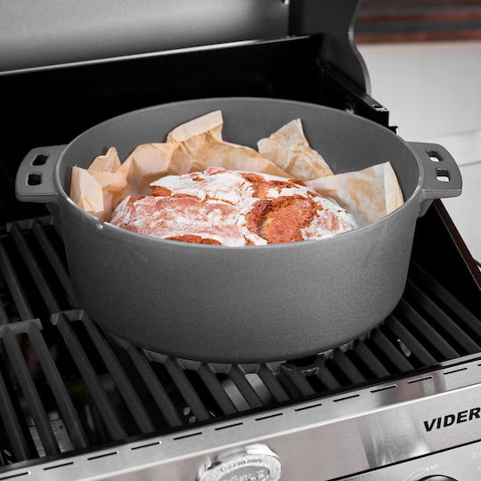 Dutch Oven Lid Baking Grilling Ø 35 Cm Rosle Cast Iron