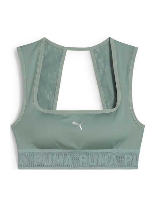 Damen Sport-BH Grün mit Futter