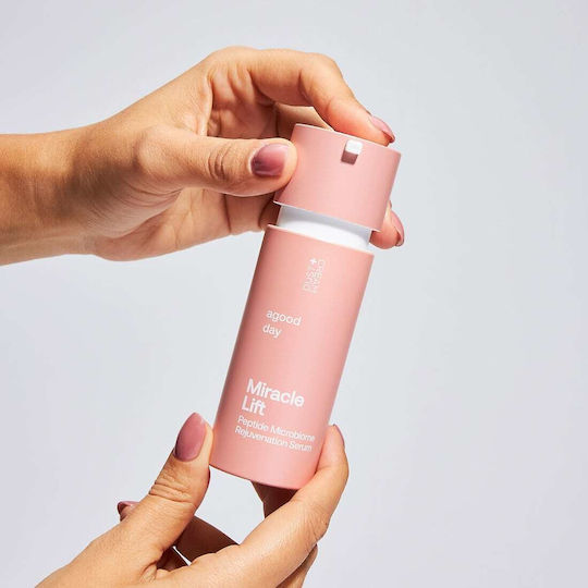 Dust+Cream A Good Day Miracle Lift Feuchtigkeitsspendendes & Anti-Aging Creme-Serum Für Gesicht Mit Peptiden & Hyaluronsäure Für Heben & Festigung 30ml