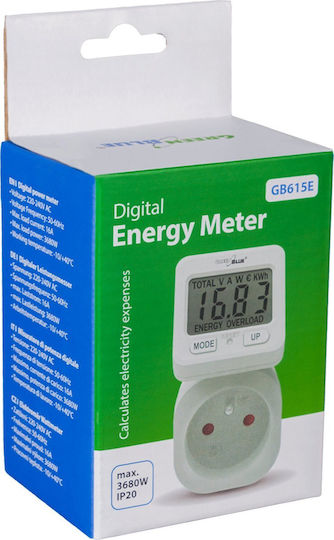 Green Blue Digital Wattmeter Für Elektrische Messgeräte Panel
