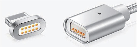 Cartech Magnetisch USB-A zu Lightning Kabel Schwarz 1m (29635)