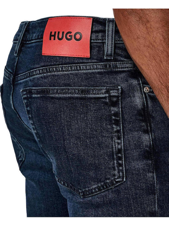 708 Men's Jeans Pants with Slim Fit Blue