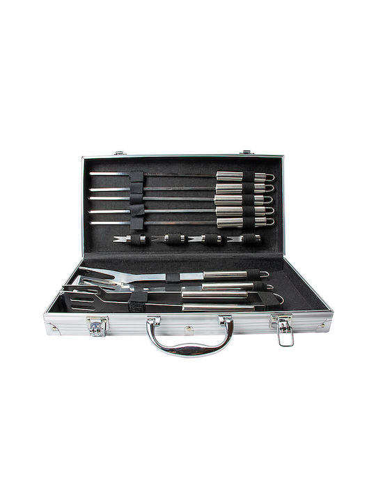 Ingenius Bbq Tool Set Ανοξείδωτο Σετ Εργαλείων Bbq 13 Τεμάχια