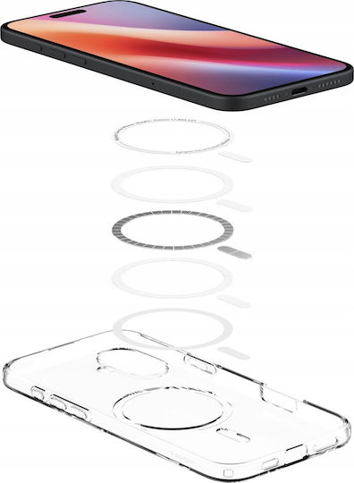 Spigen Crystal Flex Umschlag Rückseite Silikon Transparent (iPhone 16)