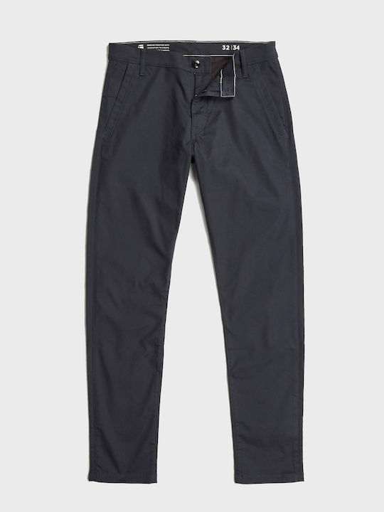 Morry Παντελόνι Chino Ελαστικό σε Tapered Γραμμή Blue