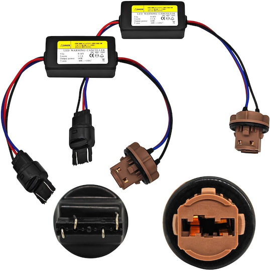 W21/5w Led 7443 Electronic Canbus 12v Fault Decoder Difficult Cars