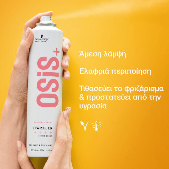 Schwarzkopf Osis+ Sparkler Лак за Леко Фиксиране 300ml