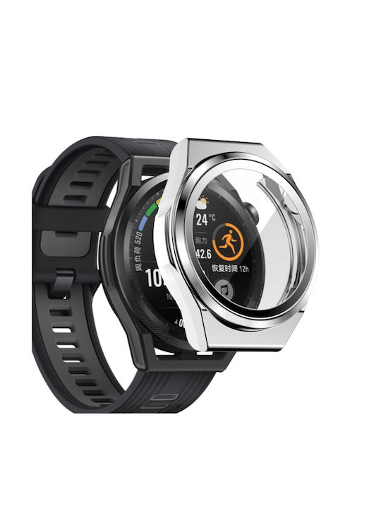 Κάλυψη Θήκη Σιλικόνης σε Ασημί χρώμα για Huawei Watch GT Runner