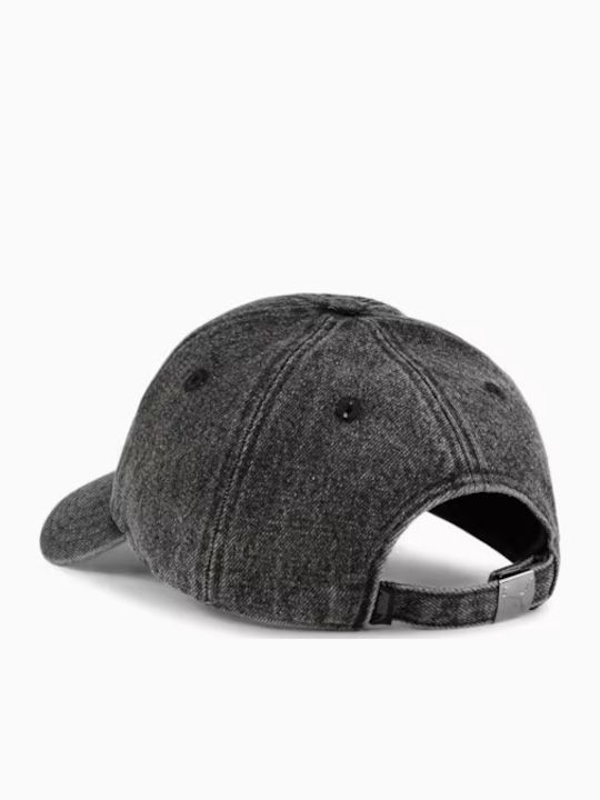 Puma Wardrobe Essentials Metal Dad Cap Unisex Καπέλο Cotton Black 025968-01