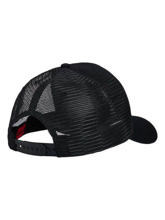 Herren Cap Hugo Marsel Trucker Schwarz