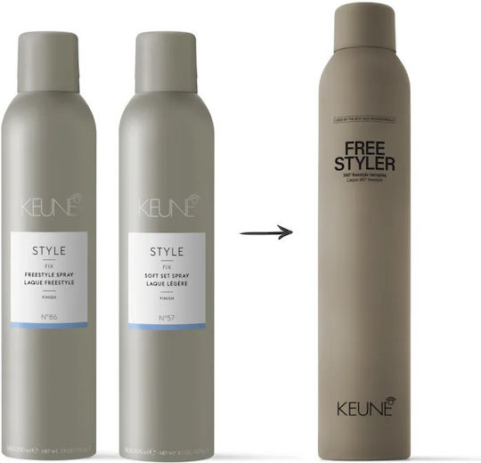 Keune Free Styler Лак за Средна Фиксация 75ml