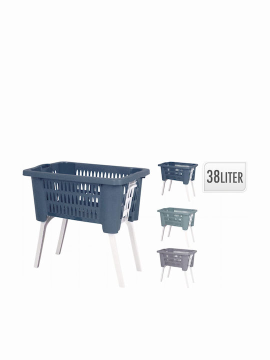 Taburet Excellent Houseware Polipropilenă 25x40x60 Cm Albastru