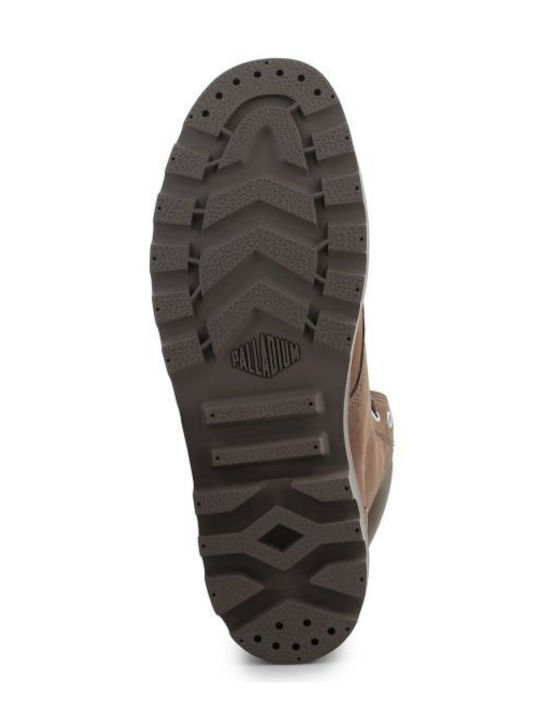 Palladium Pampa Ανδρικά Ορειβατικά Μποτάκια Αδιάβροχα Καφέ