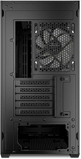 Sharkoon MK2 RGB Gaming Micro Tower Computer Case with Side Window Black
