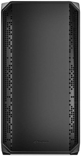 Sharkoon MK2 RGB Gaming Micro Tower Computer Case with Side Window Black