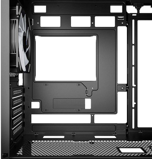 Sharkoon MK3 RGB Gaming Micro Tower Computer Case with Side Window Black