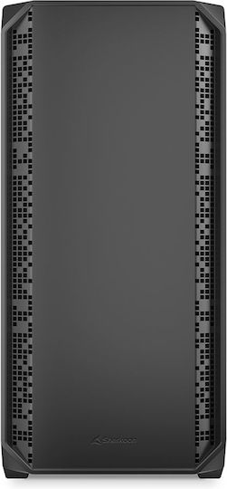 Sharkoon AK2 RGB Gaming Midi Tower Κουτί Υπολογιστή με Πλαϊνό Παράθυρο Μαύρο