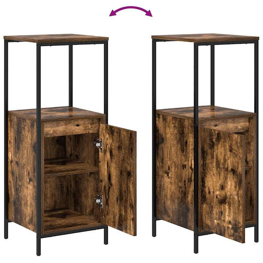 vidaXL Ντουλάπι Μπάνιου 36x35x95cm Δρυς