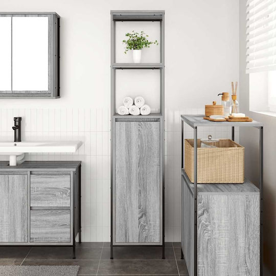 vidaXL Badezimmersäule Boden H36xB35xH165cm Sonoma