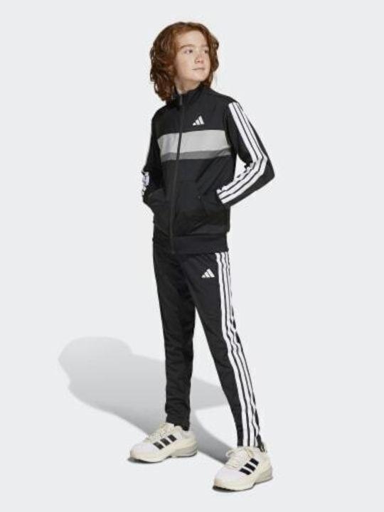 Kids Sweatpants Set With Jacket Black 3 Pieces