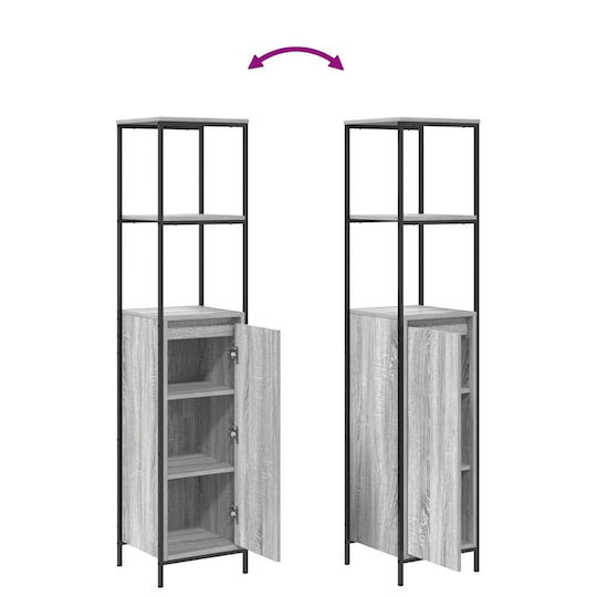 vidaXL Badezimmersäule Boden H36xB35xH165cm Sonoma