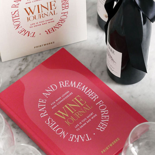 Printworks Wine Tasting Journal Σημειωματάριο Κόκκινο