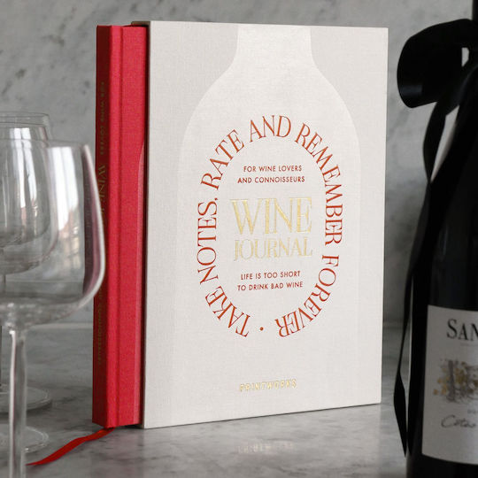 Printworks Wine Tasting Journal Σημειωματάριο Κόκκινο