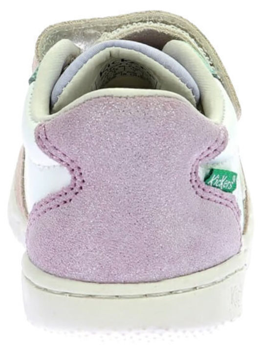 Παιδικά Sneakers με Σκρατς Λευκά