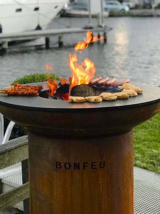 Bonfeu Bonbiza Τζάκι Εξωτερικού Χώρου Μεταλλικό Γκρι