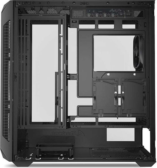 Sharkoon AK5G RGB Gaming Midi Tower Computer Case with Side Window Black