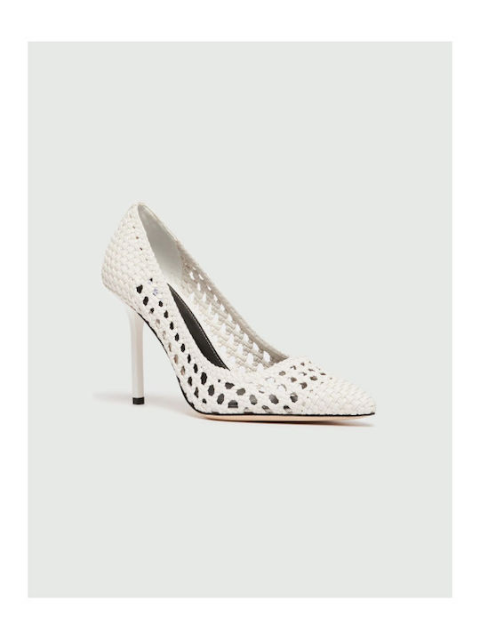 Marella White Heels